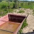 the water is pumped using power from the solar panels to direct off-channel storage, like this metal