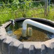 Using solar energy to pump water here.